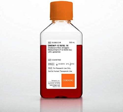 Corning 10 092 Cm A Dmem Ham S F 12 50 50 Mix L Glutamine 15 Mm Hepes Dmem Ham S F 12 50 50 Mix Products Pack Of 6 1l Buy Online At Best Price In Uae Amazon Ae