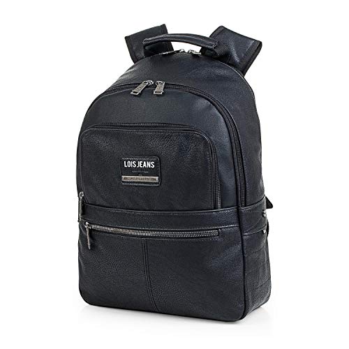 Mochila de Hombre de Estilo Casual. Cuero PU. para Diario Paseo Viaje Compra. Cómoda