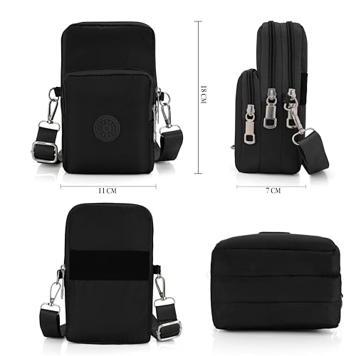 Image of Crossbody Mobile Sling Bag for Women |Stylish Phone Pouch with Detachable Strap & Adjustable Keychain|Mobile Purse|Versatile Mobile Pouch for Women