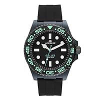 Lorenz Ocean Club 030268DD - Orologio Sportivo da Uomo al Quarzo - Orologio con cassa in superlega Soft Touch grigia - Cinturino in Gomma e chiusura deployante - Sub 100 metri - Cofanetto speciale sub