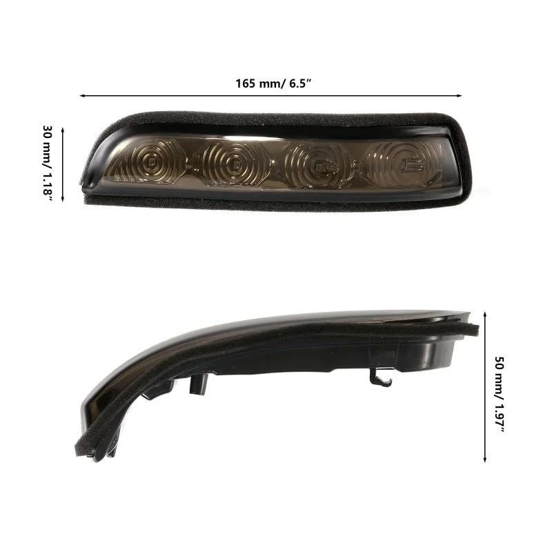 Luz LED para espejo retrovisor de coche intermitente para I30 2009-2012 3