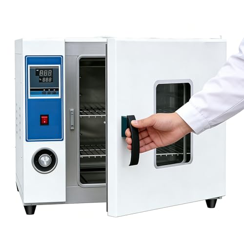 Electrically Heated Thermostatic Oven, 16L, 43L, 70L Laboratory Drying and Heating Oven, 220V/Rt +5-300°C, with Intelligent Controllable Instruments(16L)