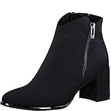 FEEL ME Fußbett MARCO TOZZI Damen 2-2-25015-25 Stiefelette Mode-Stiefel, DK.Navy, 38 EU