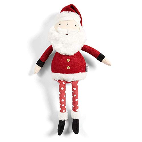 Mamas & Papas 2019 Red Father Christmas Santa Doll Toy