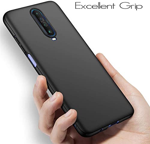 Image of Mobile Back Cover Case for Xiaomi Poco X2 (Silicone Case|CameraProtection|Black SC1510)