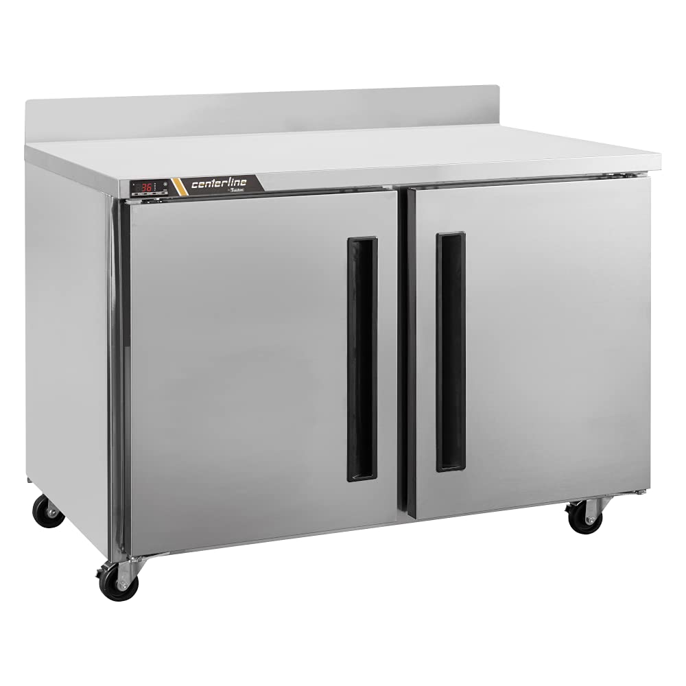 CLUC-48R-SD-WTLR Centerline Two Section Compact Undercounter Refrigerator with Work Top by Traulsen – Commercial Grade
