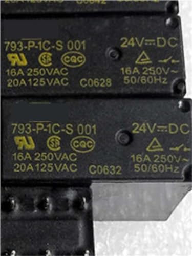 Relés de 24 V 793-P-1C-S 001 conmutador de 8 pines CC para mantenimiento de cuadros eléctricos