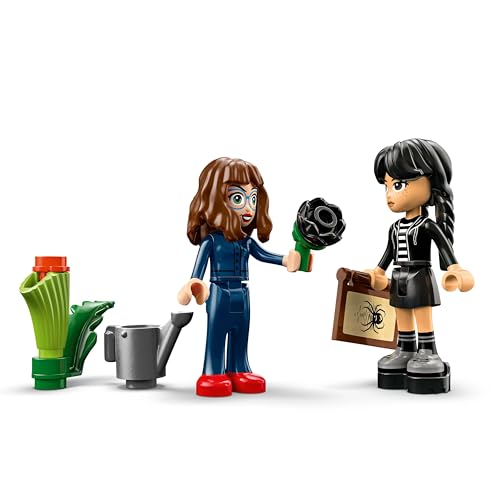 Image of LEGO Wednesday Black Dahlia Flower, Faux Plant Room Decor 76784 - Building Blocks Set for Age 9+ Boys and Girls
