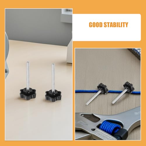 Vis à tête bombée pour déambulateur écrou à molette kit de fixation accoudoir et siège - 3