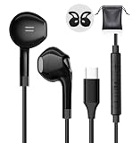 【Construit pour durer】 Les utilisateurs d'oreilles USB C utilisent le câble en matériau TPE, un câble substantiel, qui dure plus de 10 000 fois la durée du test, sont flexibles et durables. En cas de problème avec nos écouteurs Type C, n'hésitez pas à nous contacter par e-mail. Je promets que je vous donnerai une solution satisfaisante. (Remarque : les modèles d'appareils qui incluent à la fois le port Type-C et la porte 3,5 mm ne sont pas compatibles avec ce casque.)
