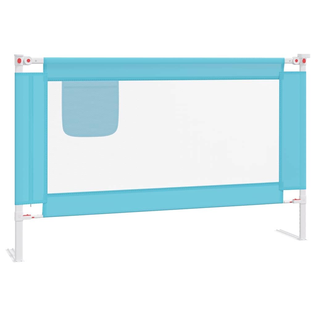 Barrera de seguridad para cama infantil, 120 x 25 cm, color azul