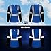 TCCFCCT Safety Shirt for Women - Class 3, Long Sleeves, Hi Vis, Quick Drying, WP-Blue-LX XL