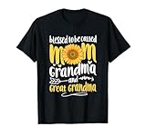 Blessed to Be Called Mom Grandma & Great Grandma Mothers Day T-Shirt