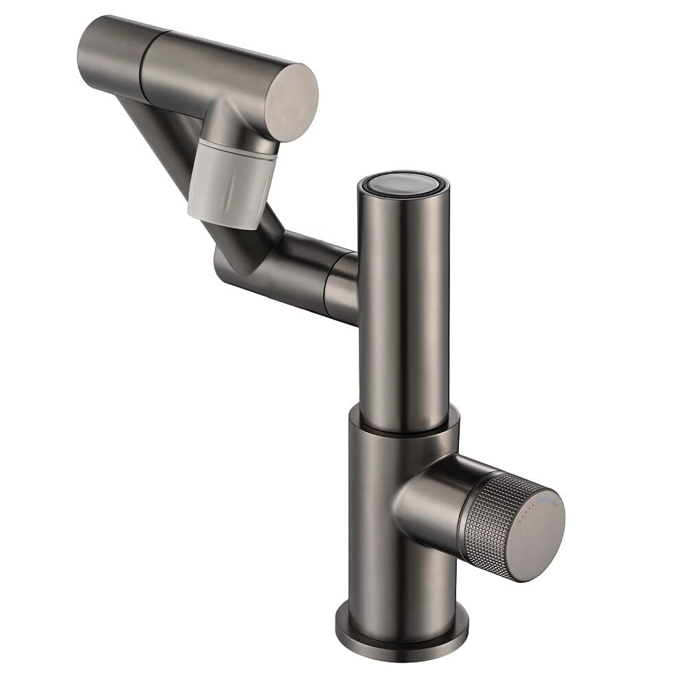 Robinet mitigeur de lavabo intelligent Bagnolux avec écran de température hydroélectrique