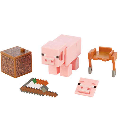 Minecraft Comic Maker Pig Action Figure