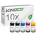 10x Kineco Tinte kompatibel mit Epson EcoTank ET-2500 ET-2550 ET-2600 ET-2650 ET-4500 ET-14000 L100 L110 L1300 L200 L210 L350 L355 L365 L455 L550 L555 L565 - je 70 ml