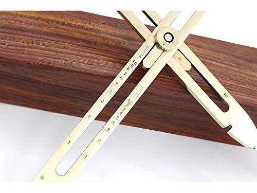 Séparateur proportionnel en laiton et acier sur table de dessin d'architecte - 4