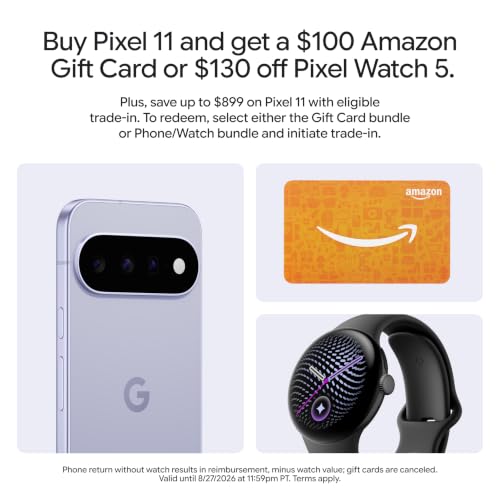 Image of Google Pixel 11 - Frost - 512 GB with $100 Amazon Gift Card