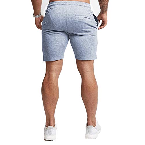 EVERWORTH Men's Casual Training Shorts Gym Workout Fitness Short Bodybuilding Running Jogging Short Pants3
