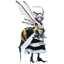 1/12 Scale Female Clothes Wasp Girl Maid Dress for 6 inch Woman Action Figure Body A