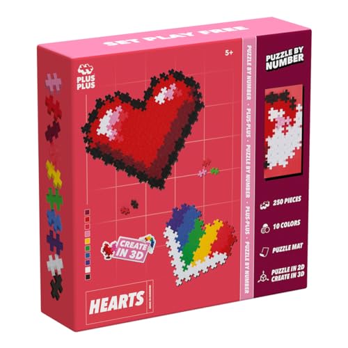 Puzzle By Number 250 pcs Hearts, MINI - Image 2