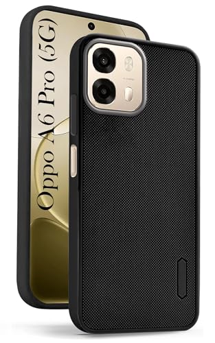 Image of Jkobi Rubberised Back Cover Case for Oppo A6 Pro (Textured Grip Design | Micro-Fiber Cloth Inside | Slim and Light Weight | Soft Touch and Feel)