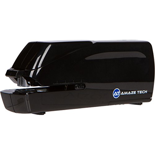Electric Stapler- Heavy Duty Electric Stapler Automatic Jam-Free Home, School and Office Stapler - AC Powered and Battery Operated - 25 Sheet Capacity - Quiet, Compact and Portable