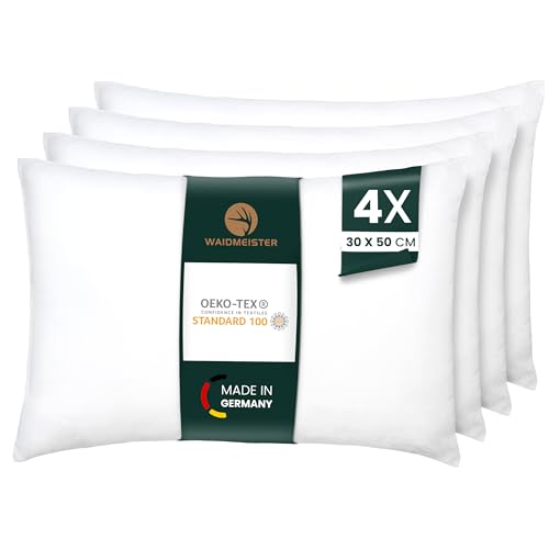Waidmeister 2er Set - 4er Set Kissenfüllung - 60°C waschbares Innenkissen geeignet für Allergiker - Polyester Kisseninlet als Couchkissen, Sofa...