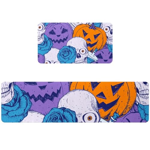 Tapis de cuisine antidérapant de qualité supérieure au style Halloween unique