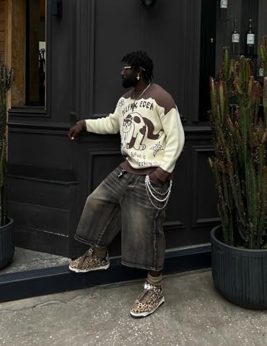 Aelfric Eden Sneakers Starry Climb Leopard Print Applique Skate Shoes Patchwork Lace-up Sneaker Casual Streetwear Shoes4