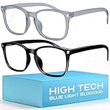 livho High Tech-Blaufilterbrille – Fortschrittliche Computerbrille mit 99% Blaulichtblockierung – Schutz vor Augenermüdung und UV-Blendung