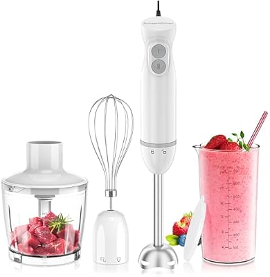 Bonsenkitchen 4-in-1 Immersion Blender