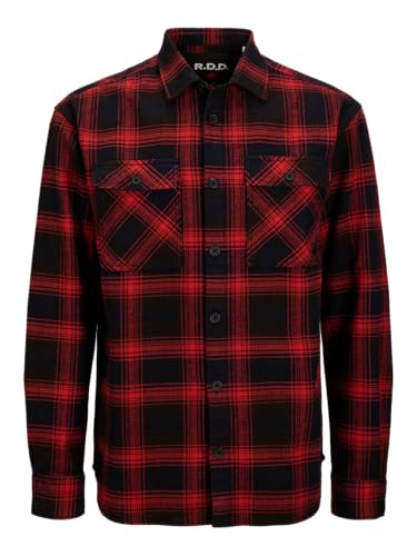 Rddcharles check overshirt L/S Sn veste surchemise carreaux homme