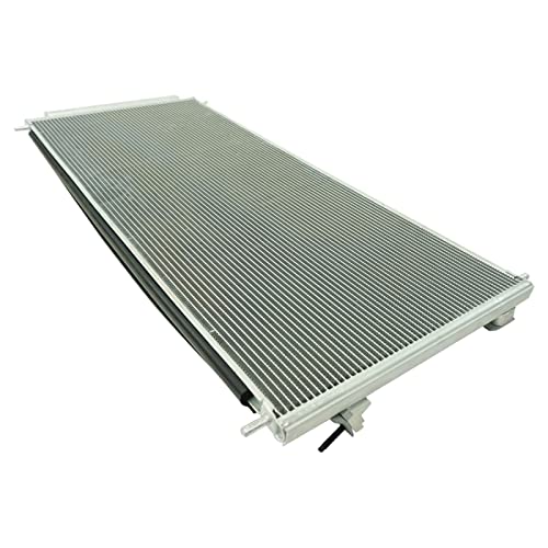 Image of TRQ A /C Condenser and Receiver Drier Assembly Compatible with 2013 Honda FIT EV 2010-2014 Honda Insight 2011-2016 CR-Z 2014 FIT