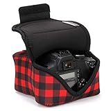 funda camara reflex canon 100d SE ADAPTA COMO UN GUANTE: Protege su DSLR mientras le permite insertar / quitar fácilmente su cámara en el estuche. La funda DuraNeoprene ajustada protege su cámara mientras está en su mochila