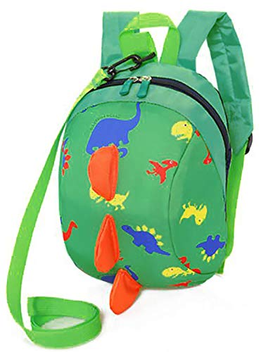 Dinosaurio Mochila Infantil Niño Mochilas Escolares Animales de Perdidos Cuerdas  Verde