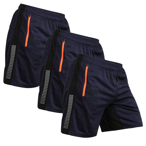 Image of NEVER LOSE Mens Running Athletic Shorts 5 inch Inseam Quick Dry Workout Shorts Men Lightweight Gym Shorts with Pockets