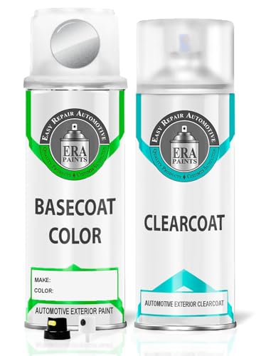 ERA Paints 1J4 - Platinum Silver Metallic for LEXUS Exact Match Automotive Touch Up Paint Spray - Essential Kit