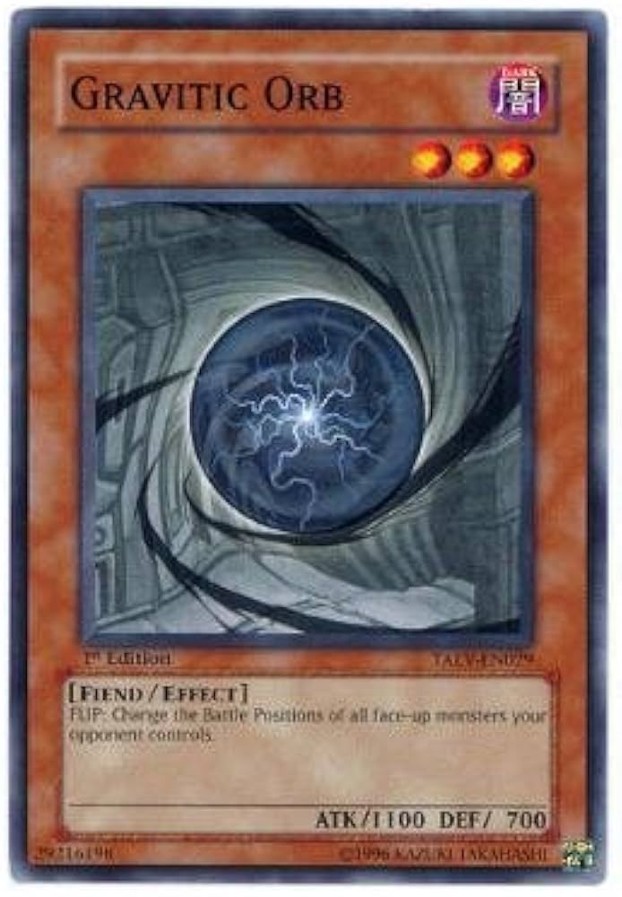 Amazon.com: Yu-Gi-Oh! - Gravitic Orb (TAEV-EN029) - Tactical