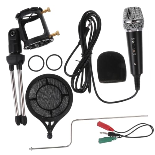 Microphone à condensateur Cabilock avec trépied et anti-pop pour PC