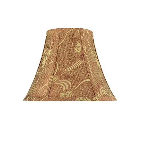 Image of Aspen Creative 30156A Transitional Bell Shape Spider Construction Lamp Shade in Copper, 12 inch wide (6 inch x 12 inch x 9 1 /2 inch)