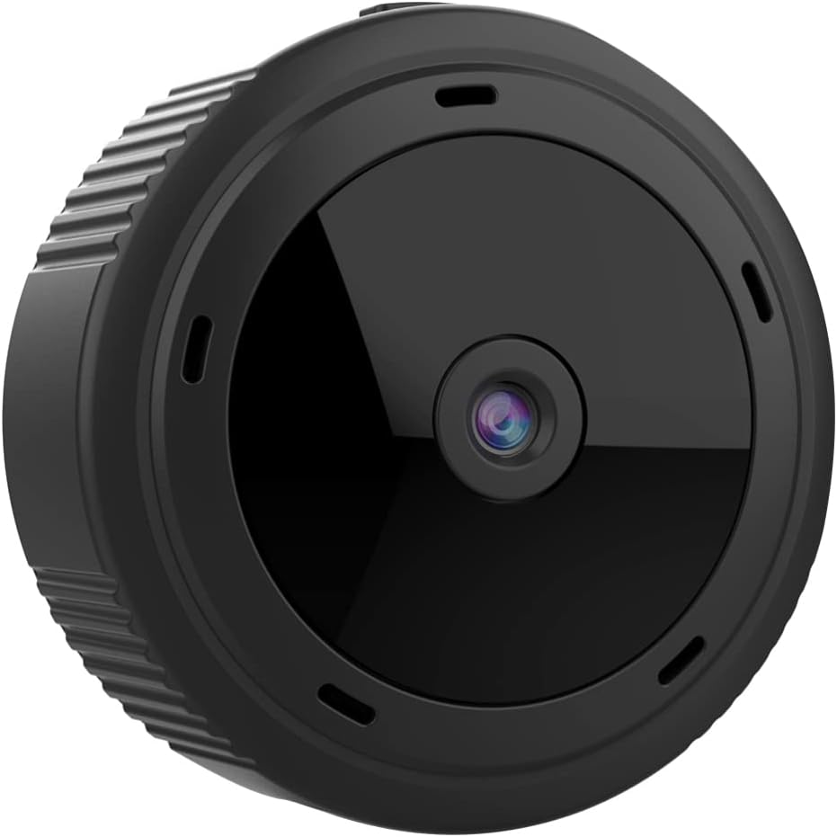 Wifi IP Camera Night Vision Camera: Home Security Camera 1080P Audio Security Webcam Black Detect Wireless Camera