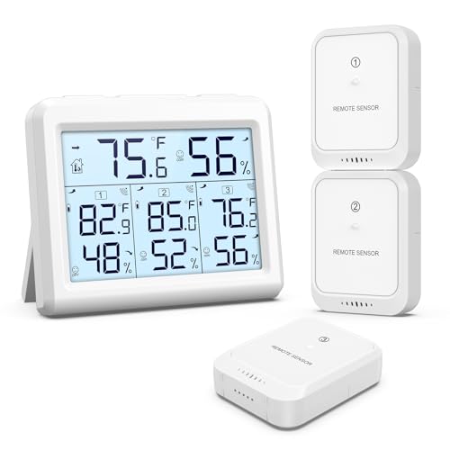 Thermomètre intérieur extérieur 3 canaux pour réguler le confort de votre maison