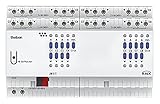 knx jalousieaktor 8 fach Manuelle Bedienung am Gerät (auch ohne Busspannung)