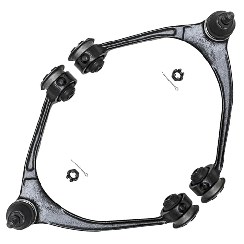 Image of Detroit Axle - 8pc Front End Kit for 98-05 Lexus GS300, 98-00 GS400, 01-05 GS430, 2 Upper Control Arms 4 Tie Rod Ends 2 Sway Bars 1998 1999 2000 2001 2002 2003 2004 2005 Replacement