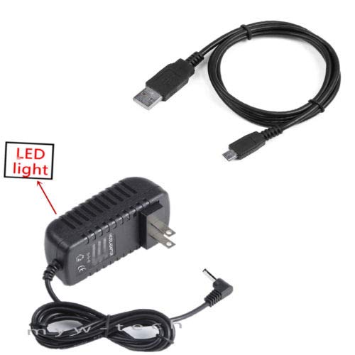 Cargador de pared 2A con cable USB para tablet Viewsonic miniatura 1