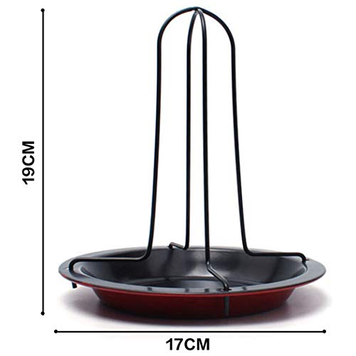 Rack de frango Justdolife, suporte vertical antiaderente para assadeira, assadeira de frango com fri