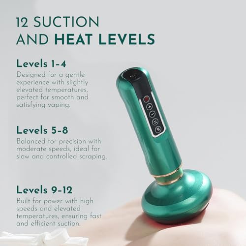 TJK Health Anti Cellulite Bluile Massager - Handheld Electric Anti-Cellulite Contouring Body Sculpting Machine - Rechargeable Cordless Fat Vacuum Suction Remover Shaping Massage Device - Thumbnail 3