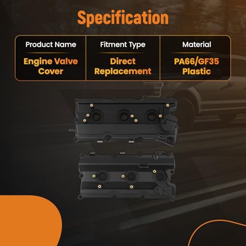 Image of maXpeedingrods Engine Valve Cover for NISSAN 350Z 2003-2007, for INFINITI G35 2003-2007, FX35 2003-2008, M35 2006-2008 3.5L 3498CC V6 DOHC Replacement 13264-AM610, 036-0009