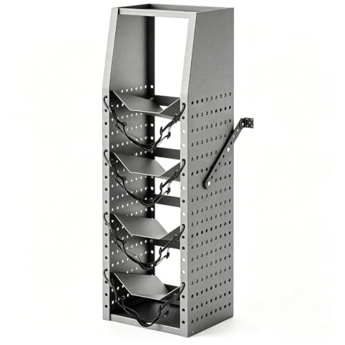 Yunphia Refrigerant Tank Rackhvac refrigerant rack for vanStably Holds 4 x 3050 LB Gas Cylinders Ideal for Storage of Freon Gas Oxygen Nitrogen Acetylene & Other Cylinders51.77 H)